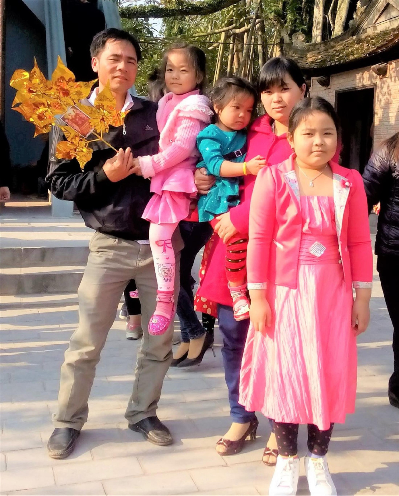 Gia đình chị Huế luôn trân quý phút giây sum vầy.