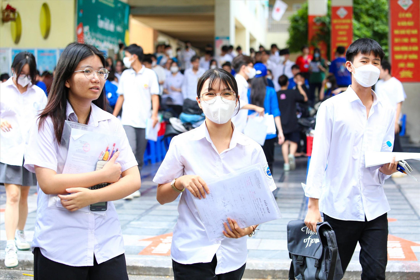 Thí sinh dự thi tốt nghiệp THPT 2023 Ảnh: Trọng Tài Thí sinh dự thi tốt nghiệp THPT 2023 Ảnh: Trọng Tài