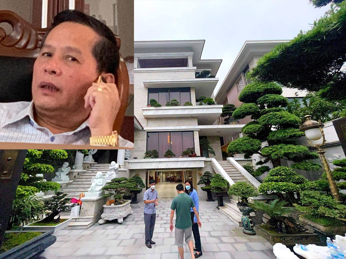 Ngoài biệt thự, cây khủng, xe sang, ông Hà thường xuyên sử dụng những trang sức hàng hiệu đắt tiền. Ngoài biệt thự, cây khủng, xe sang, ông Hà thường xuyên sử dụng những trang sức hàng hiệu đắt tiền.