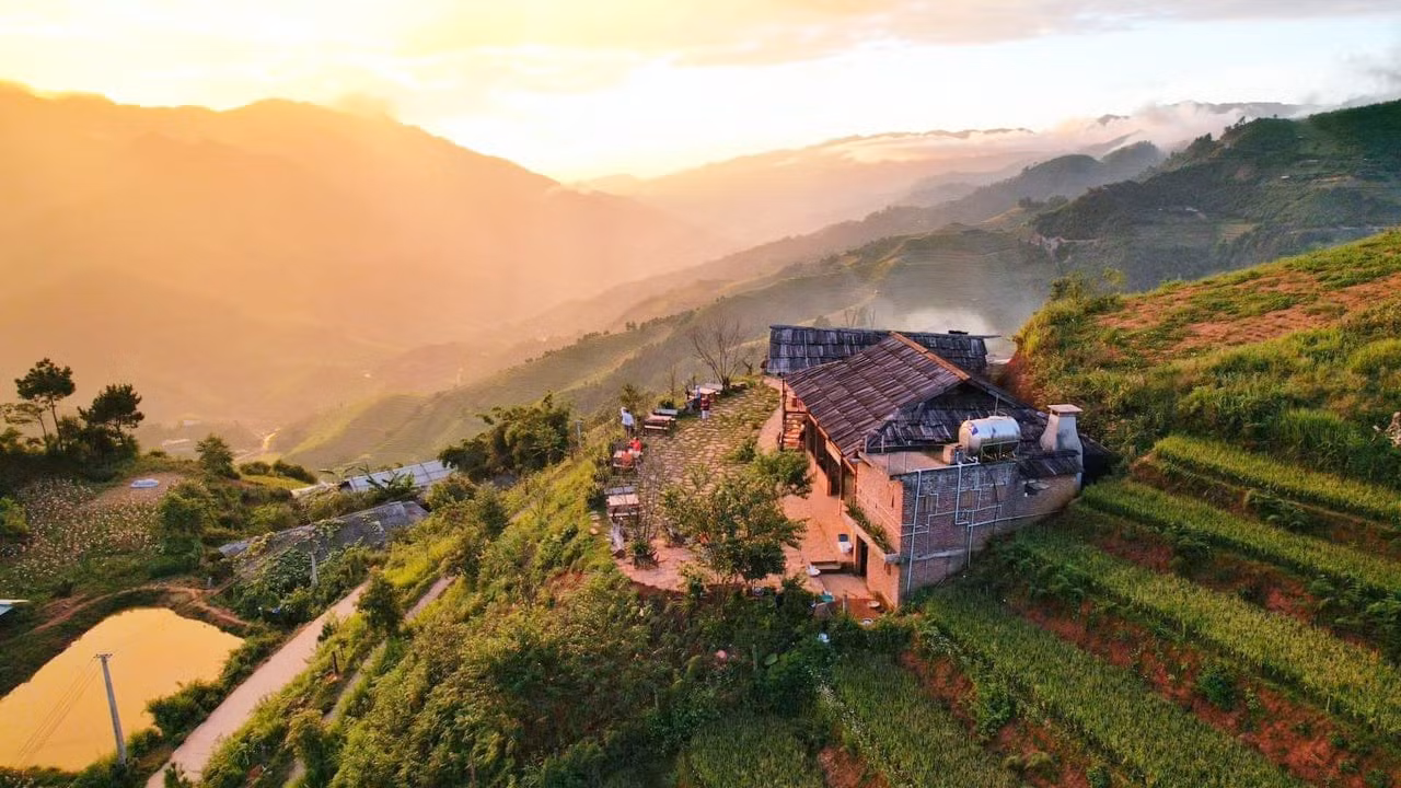 Toàn cảnh homestay của vợ chồng A Su