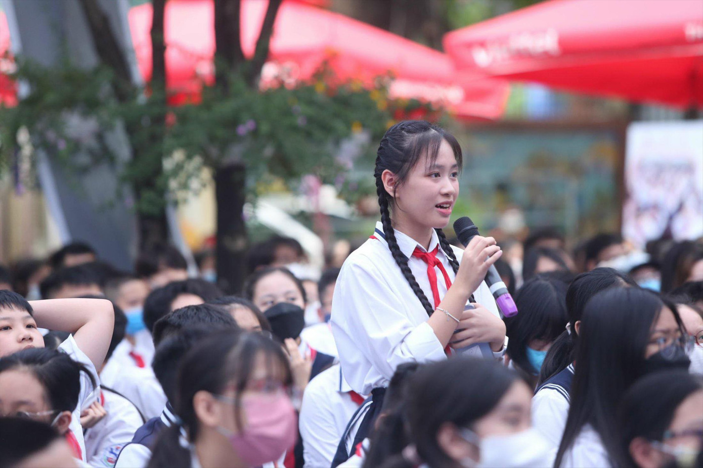 Học sinh lớp 9 các trường THCS đang tăng tốc ôn luyện, chuẩn bị cho kỳ thi. Ảnh: Như Ý Học sinh lớp 9 các trường THCS đang tăng tốc ôn luyện, chuẩn bị cho kỳ thi. Ảnh: Như Ý