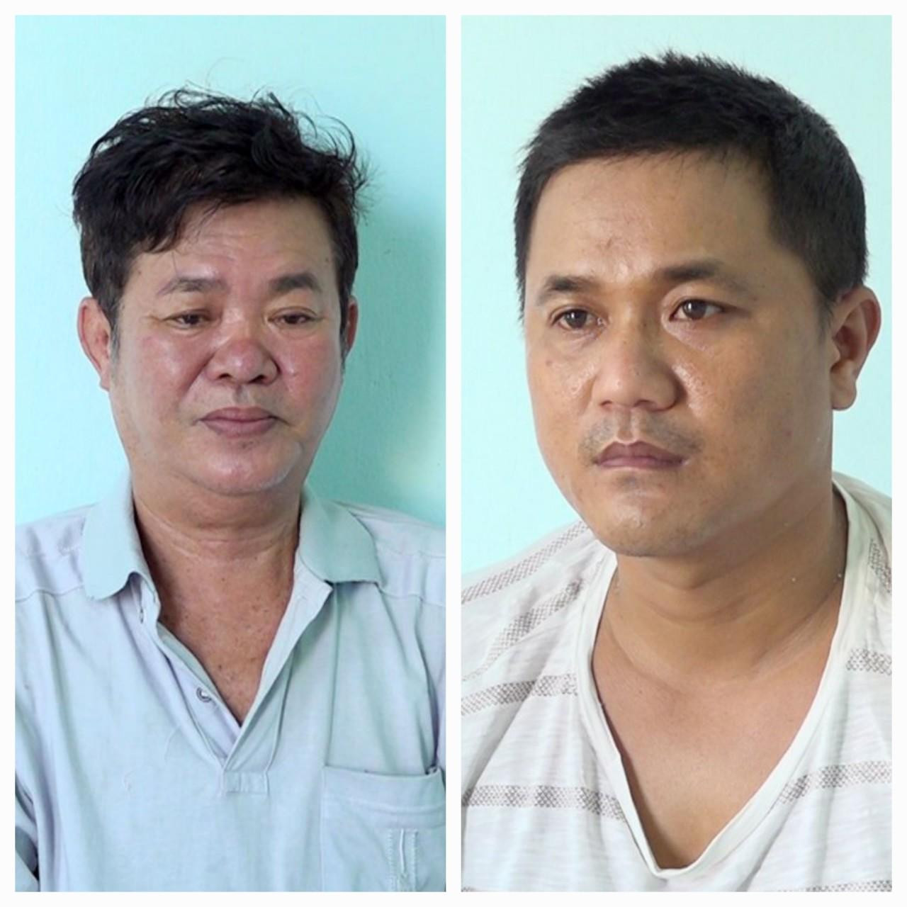 Hai đối tượng Võ Thanh Tùng (trái) và Nguyễn Hữu Thanh An có hành vi cho vay lãi nặng bị Công an tỉnh An Giang bắt giữ vào ngày 4/6/2021 Hai đối tượng Võ Thanh Tùng (trái) và Nguyễn Hữu Thanh An có hành vi cho vay lãi nặng bị Công an tỉnh An Giang bắt giữ vào ngày 4/6/2021