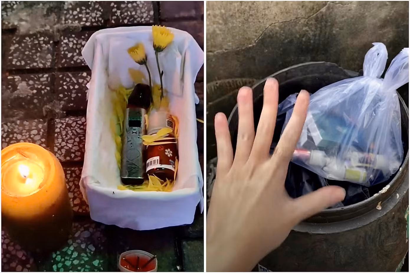 Nhiều bạn trẻ vứt bỏ, làm “đám tang” cho thuốc lá điện tử Nhiều bạn trẻ vứt bỏ, làm “đám tang” cho thuốc lá điện tử