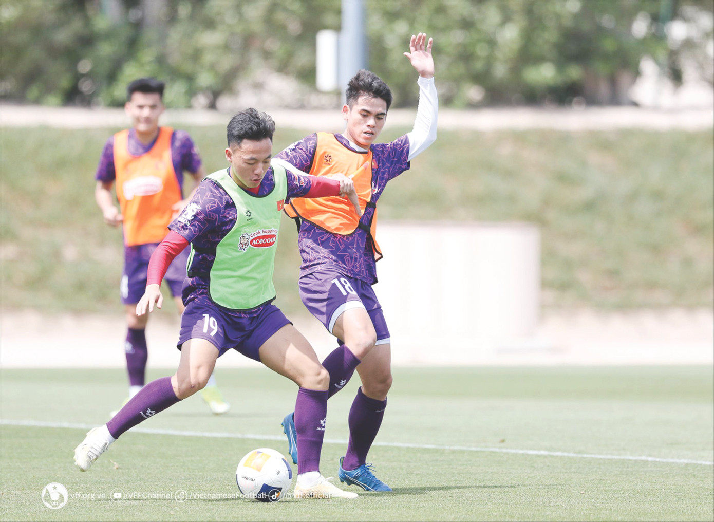 Thái Sơn và Văn Khang, hai trong những gương mặt sáng giá của U23 Việt Nam. Ảnh: Nhật Đoàn Thái Sơn và Văn Khang, hai trong những gương mặt sáng giá của U23 Việt Nam. Ảnh: Nhật Đoàn