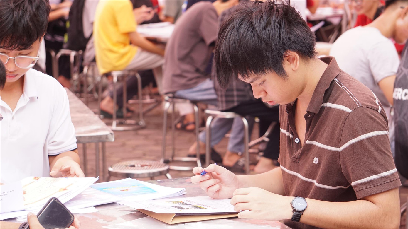 Sinh viên nhập học năm 2024 Ảnh: Nghiêm Huê Sinh viên nhập học năm 2024 Ảnh: Nghiêm Huê