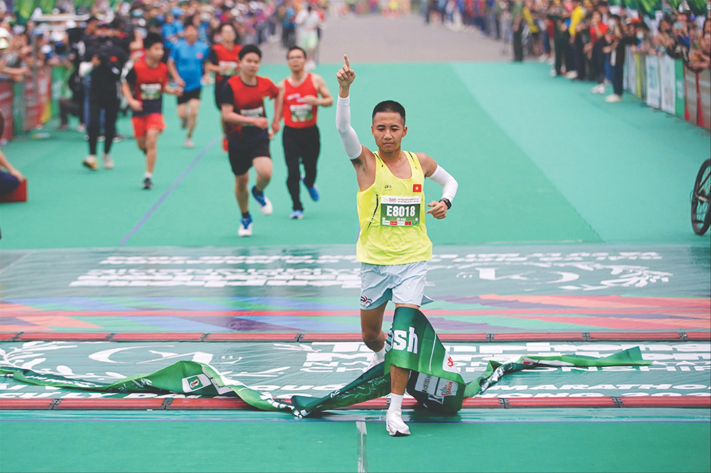 Nguyễn Quốc Anh là ứng viên số 1 ở nội dung bán marathon. Ảnh: Như Ý
