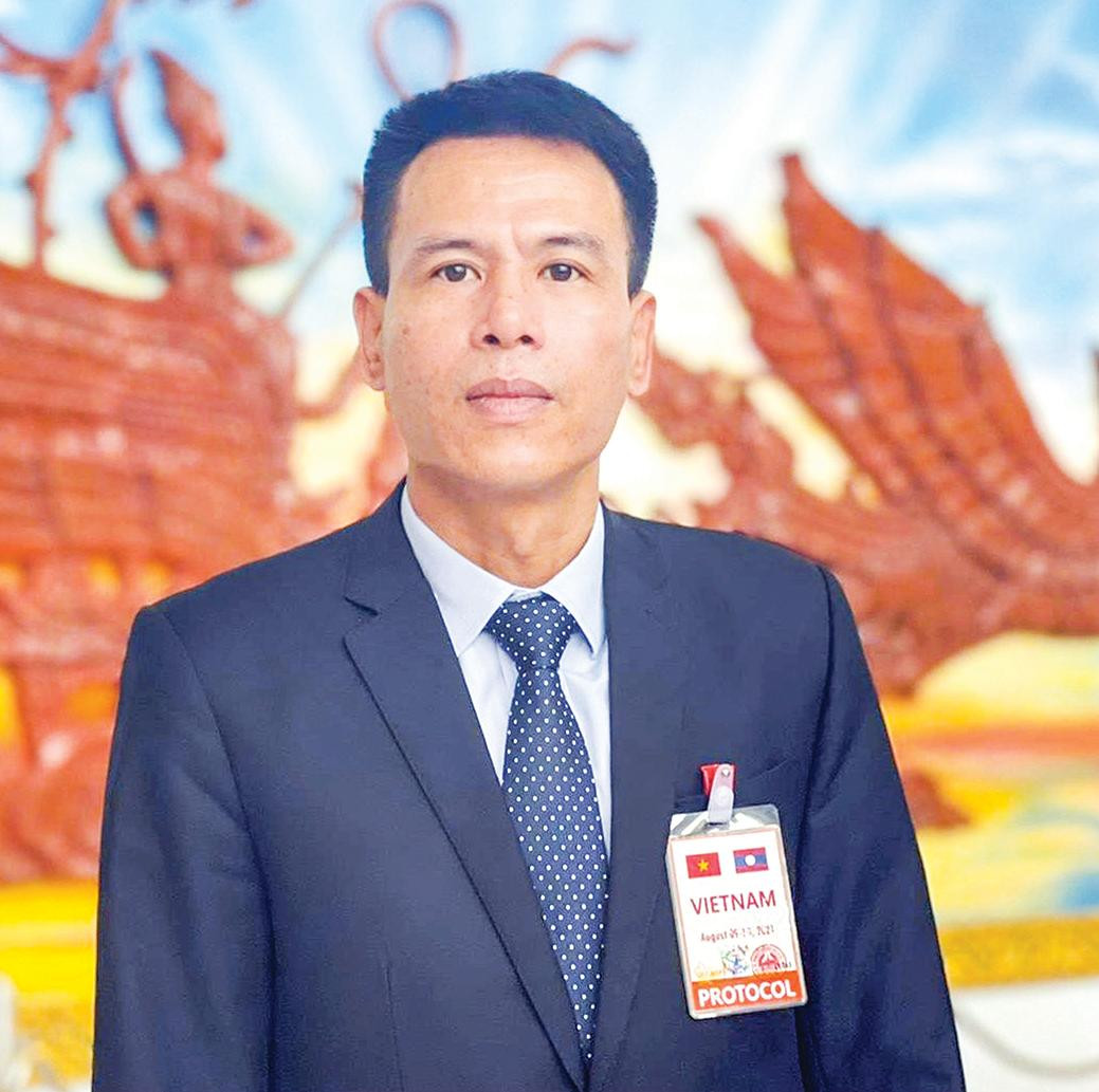 Anh Trần Đại Thắng, Bí thư Ban Cán sự Đoàn TNCS Hồ Chí Minh tại Lào