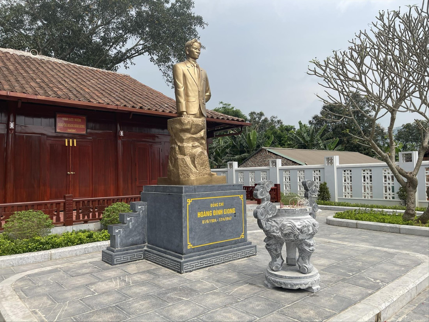 Nhà lưu niệm Hoàng Đình Giong Ảnh: Vũ Tiệp