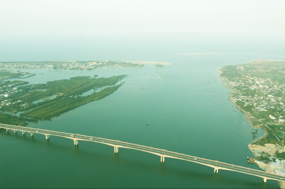 Hạ du lưu vực sông Thu Bồn Ảnh: Nhật Nga