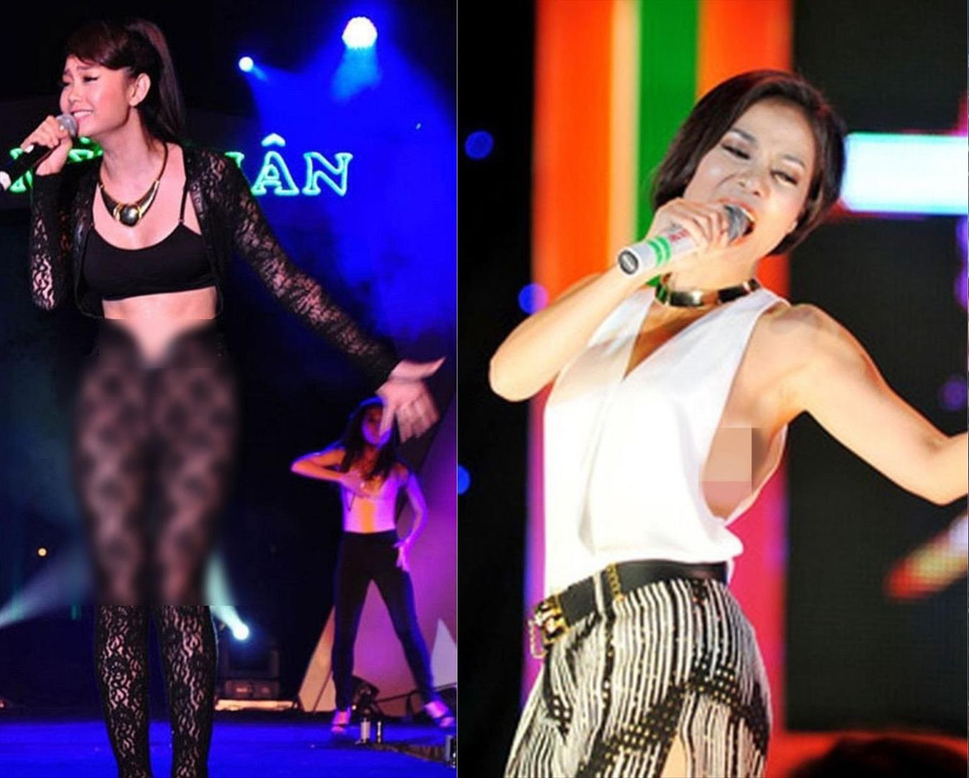 Nhiều nghệ sĩ bị phạt vì trang phục biểu diễn không phù hợp với thuần phong mỹ tục. Nhiều nghệ sĩ bị phạt vì trang phục biểu diễn không phù hợp với thuần phong mỹ tục.