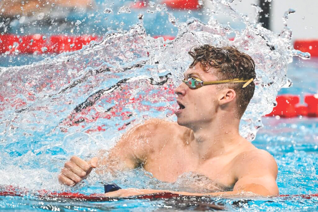 Leon Marchand giành nhiều HCV nhất Olympic Paris Ảnh: Swimming World Leon Marchand giành nhiều HCV nhất Olympic Paris Ảnh: Swimming World