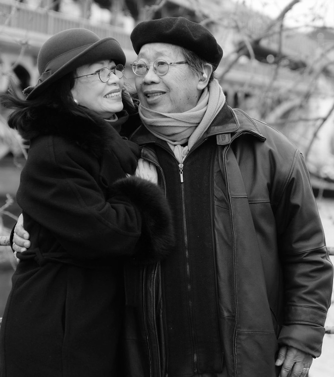 Vợ chồng GS.TS Trần Quang Hải và ca sỹ Bạch Yến