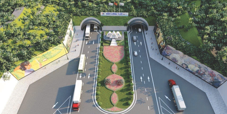 Phối cảnh hầm Cổng Trời thuộc cao tốc Đồng Đăng - Trà Lĩnh