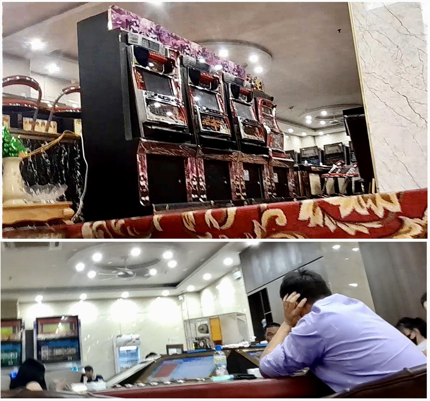 Bên trong tụ điểm số 152 đường Ngọc Hân Công Chúa, TP Bắc Ninh. Ảnh: Hải Dương Bên trong tụ điểm số 152 đường Ngọc Hân Công Chúa, TP Bắc Ninh. Ảnh: Hải Dương