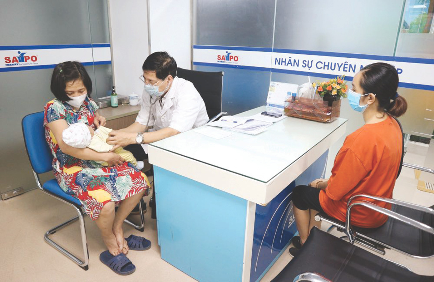 Hệ thống phòng tiêm chủng Safpo/Potec ngày càng được người dân tín nhiệm Ảnh: Hải Yến Hệ thống phòng tiêm chủng Safpo/Potec ngày càng được người dân tín nhiệm Ảnh: Hải Yến