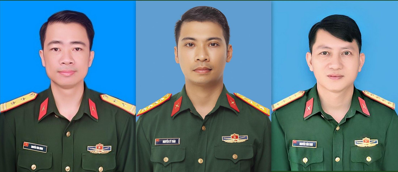 Lần lượt từ trái qua: Trung tá Nguyễn Văn Hùng, Đại úy Nguyễn Sỹ Tuân và Đại úy Nguyễn Văn Nam Lần lượt từ trái qua: Trung tá Nguyễn Văn Hùng, Đại úy Nguyễn Sỹ Tuân và Đại úy Nguyễn Văn Nam