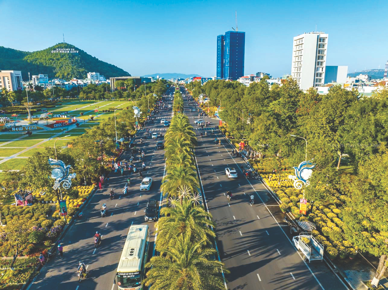 Một góc đô thị thuộc TP Quy Nhơn hiện nay. Ảnh: Dũng Nhân