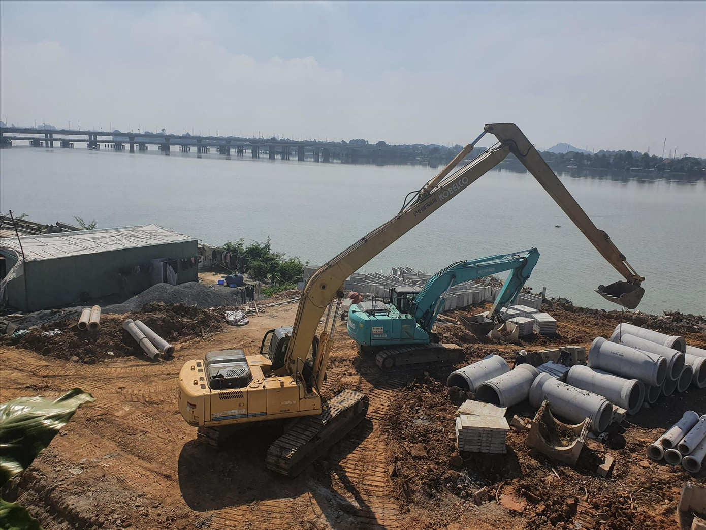 Dự án đường ven sông Đồng Nai chậm tiến độ.