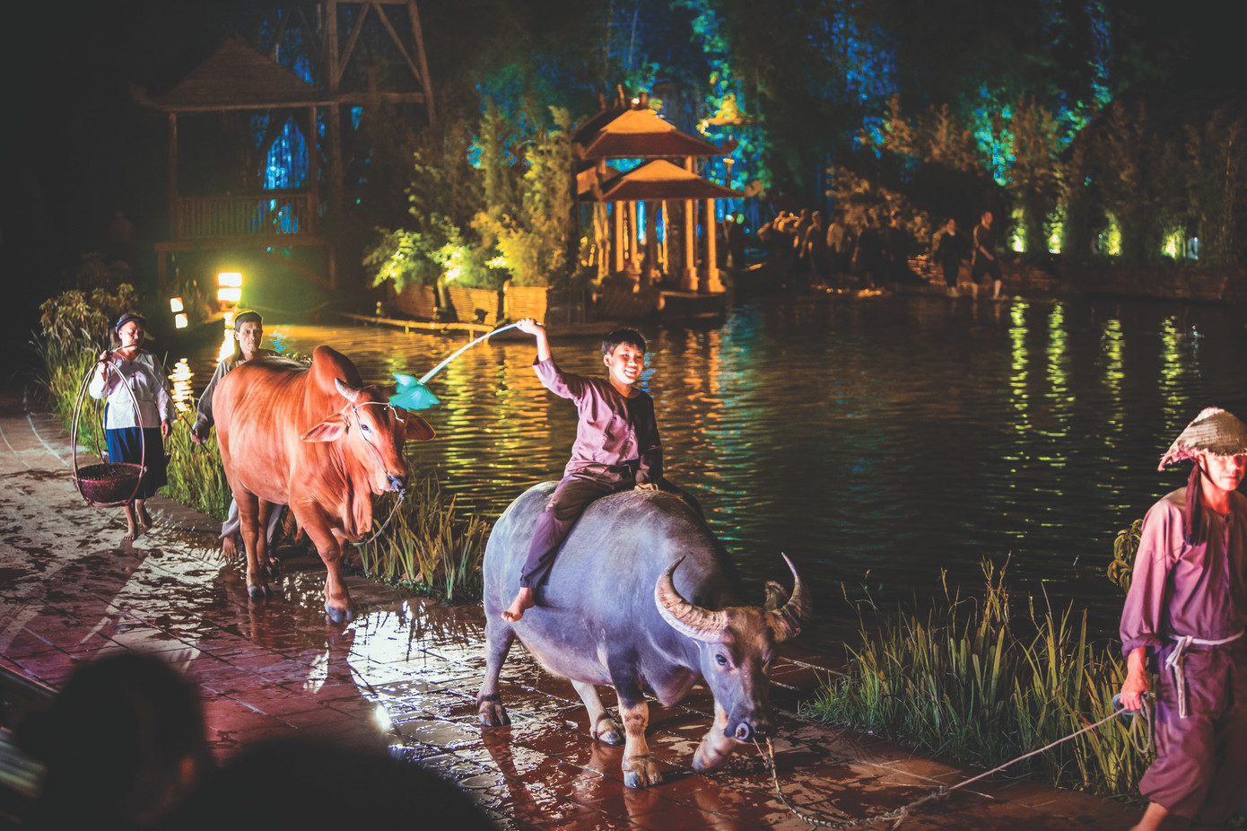 Các màn thực cảnh Tinh hoa Bắc Bộ Ảnh: Hồng Vĩnh