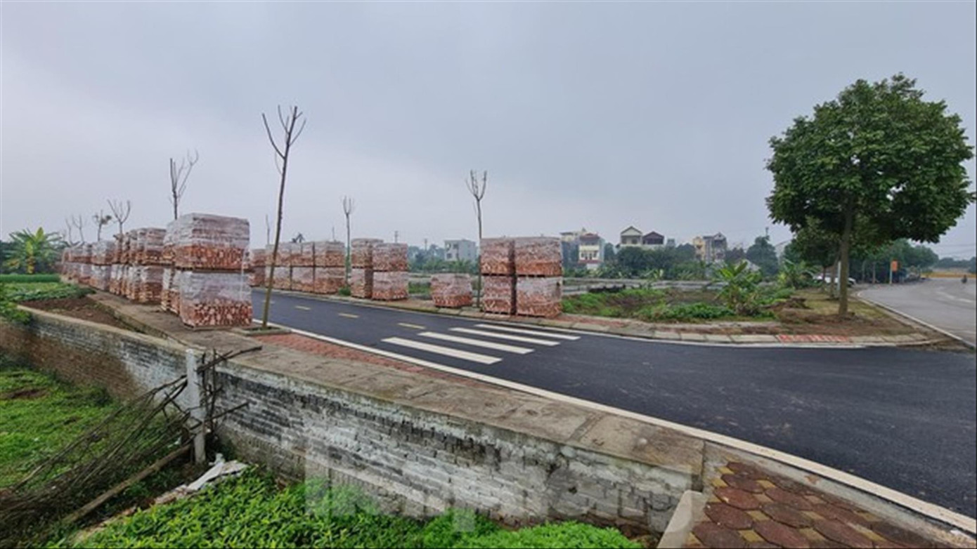 Phát hiện lô đất đấu giá sai phạm tại huyện Đan Phượng. Ảnh: Đình Phong Phát hiện lô đất đấu giá sai phạm tại huyện Đan Phượng. Ảnh: Đình Phong