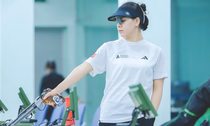 Xạ thủ Trịnh Thu Vinh đứng thứ bảy nội dung 25m súng ngắn thể thao nữ Olympic Paris 2024