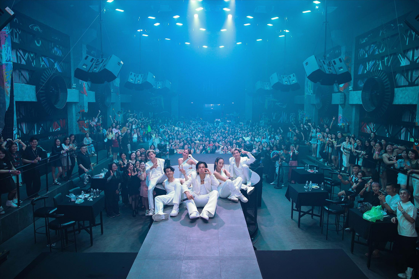 Khung cảnh một buổi gặp gỡ dành cho cộng đồng người hâm mộ Trọng Hiếu tại TPHCM cuối năm 2024. Ảnh: NVCC