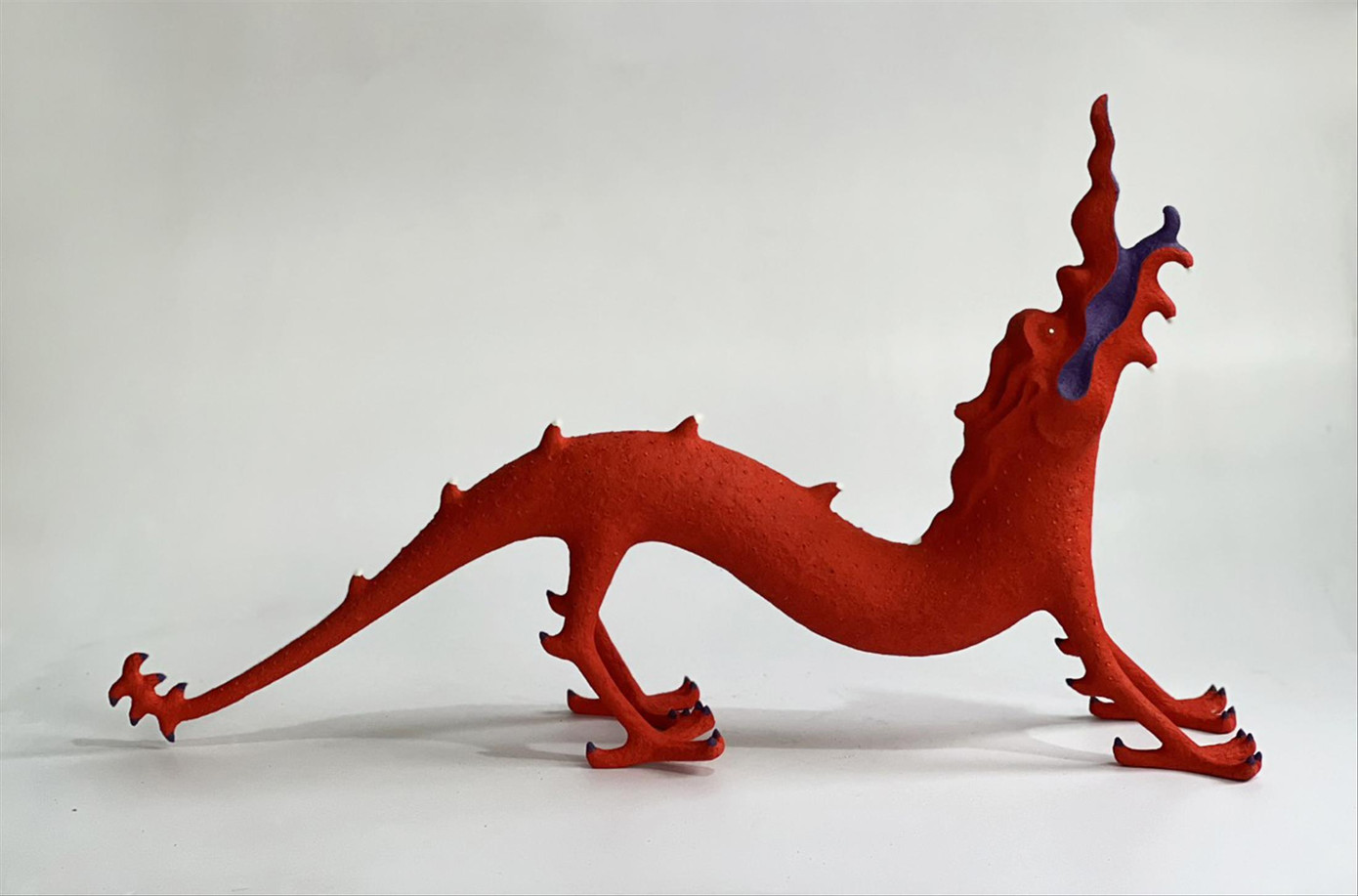 Điêu khắc Rồng mùa xuân của Thái Nhật Minh. Ảnh: NVCC Điêu khắc Rồng mùa xuân của Thái Nhật Minh. Ảnh: NVCC