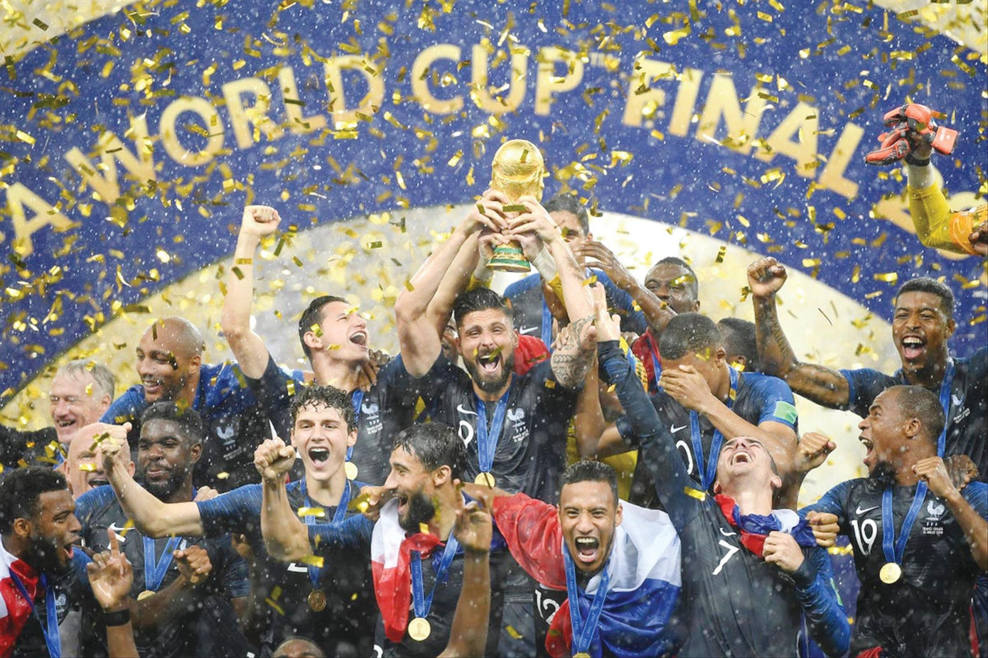 ĐT Pháp trong khoảnh khắc đăng quang năm 2018 Ảnh: Getty Images ĐT Pháp trong khoảnh khắc đăng quang năm 2018 Ảnh: Getty Images