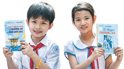 Sách về Hoàng Sa, Trường Sa được tác giả chuyển thể thành sách dành cho các cháu thiếu nhi