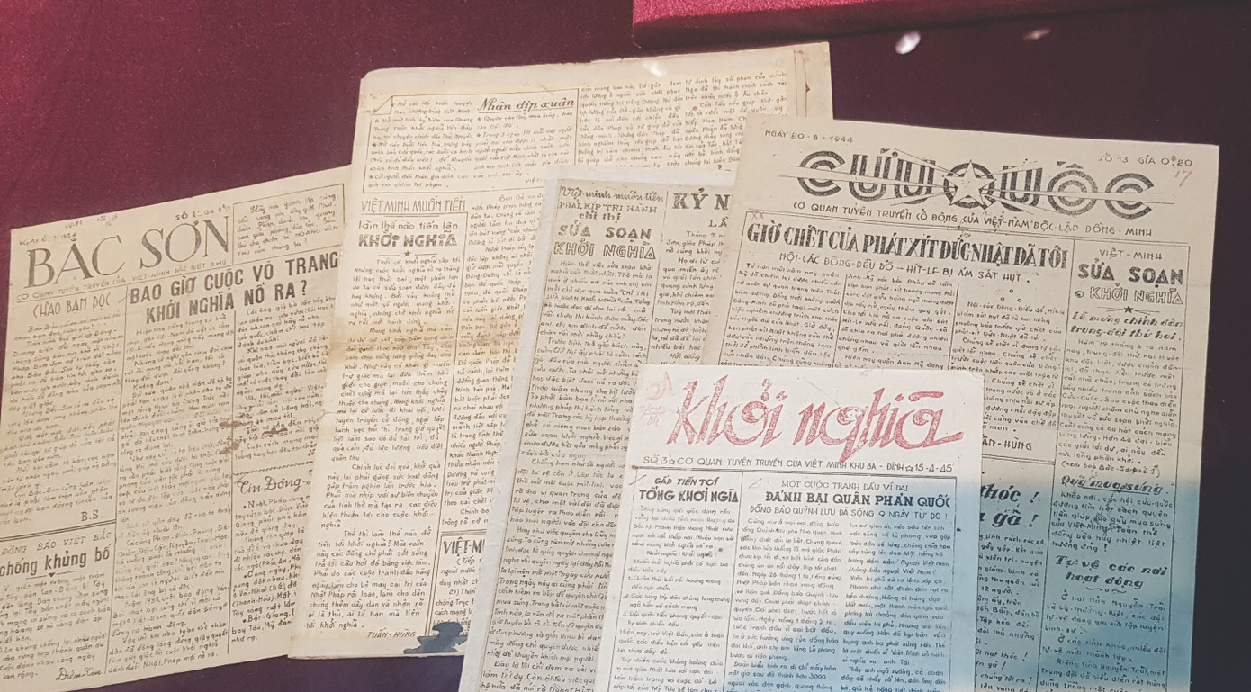Báo chí Cách mạng thời kỳ trước Cách mạng tháng Tám. Ảnh: K.N