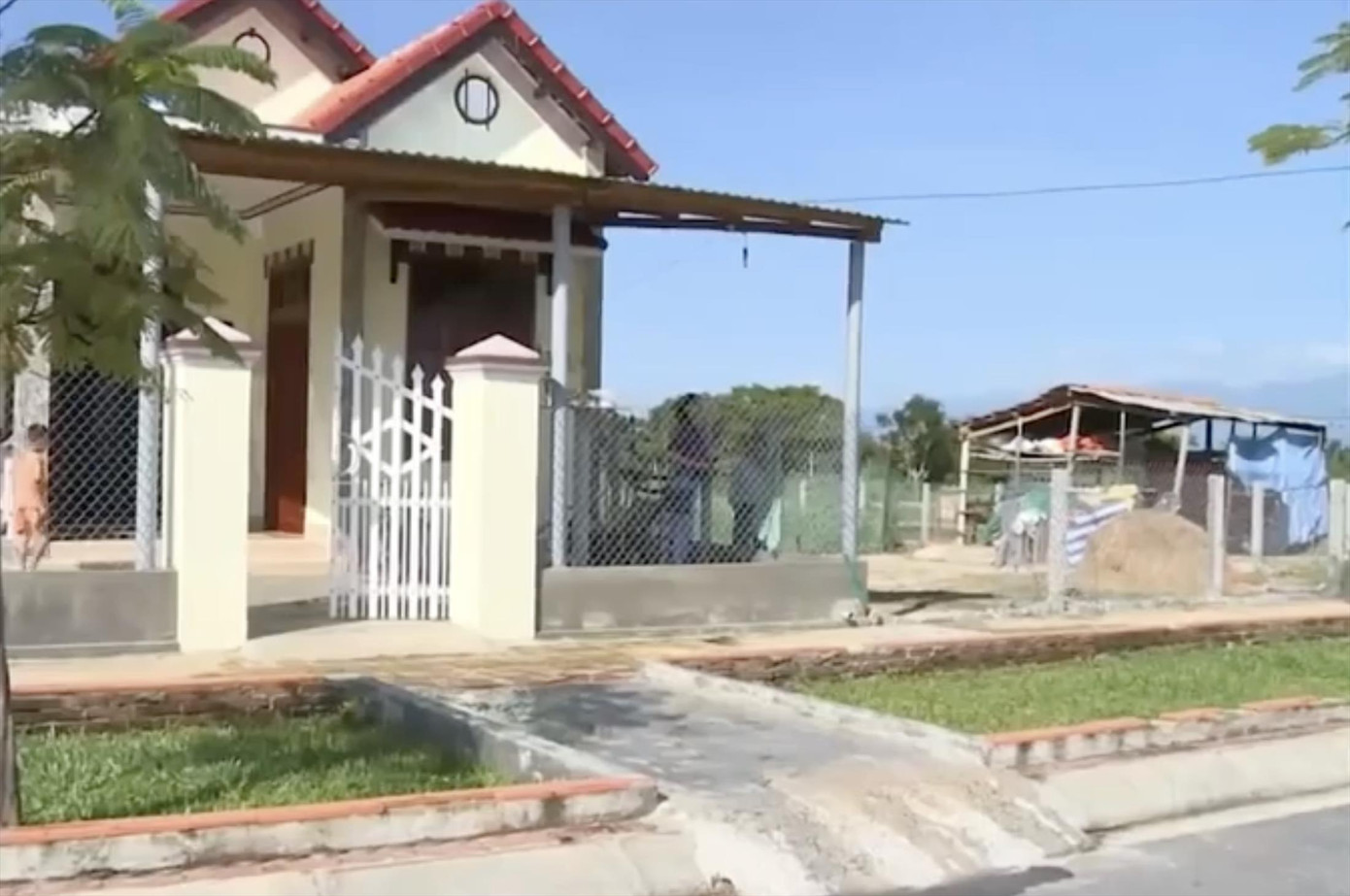 Khu TĐC Xóm Quán hiện chỉ có gia đình ông Đào Văn Thái sinh sống. Ảnh: Công Hoan