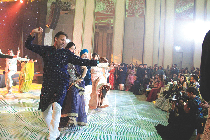 Khách mời “cháy” hết mình trong lễ cưới của tỷ phú Ấn Độ Ảnh: Thanh Hiền