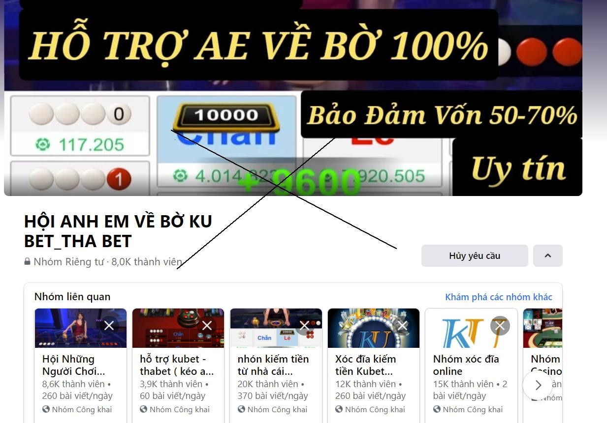 Các hội nhóm hỗ trợ con bạc “về bờ” nhưng thực chất là lừa đảo