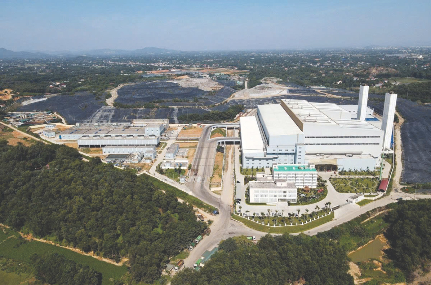 Nhà máy điện rác Sóc Sơn của Công ty CP Năng lượng Môi trường Thiên Ý Hà Nội