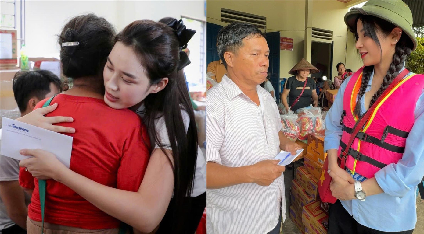 Hoa hậu, nghệ sĩ chung tay hỗ trợ người dân vùng lũ tái thiết cuộc sống Hoa hậu, nghệ sĩ chung tay hỗ trợ người dân vùng lũ tái thiết cuộc sống