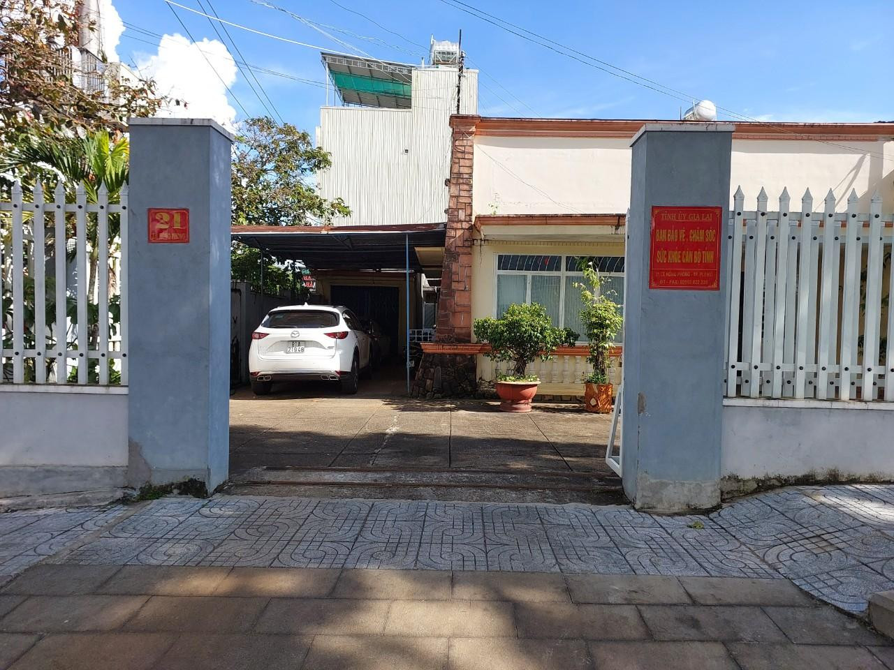 Trụ sở Ban Bảo vệ, Chăm sóc sức khỏe cán bộ tỉnh Gia Lai.