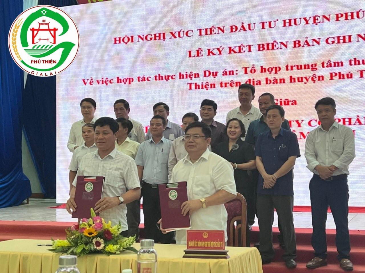 Lãnh đạo huyện Phú Thiện ký kết hợp tác đầu tư nhiều dự án lớn