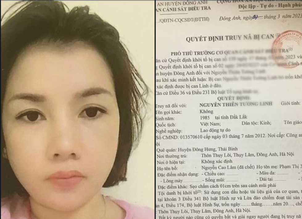 Đối tượng Linh.