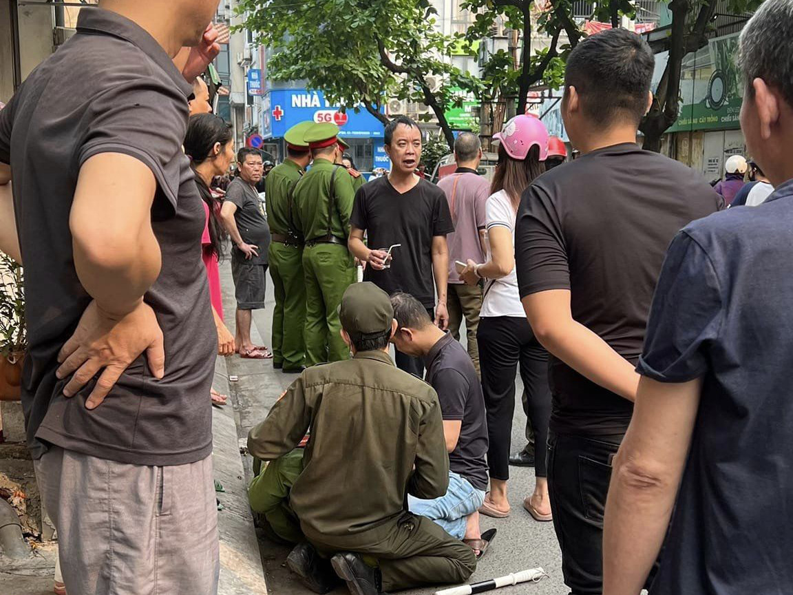 Hiện trường vụ việc. Ảnh Dũng Sky Hiện trường vụ việc. Ảnh Dũng Sky