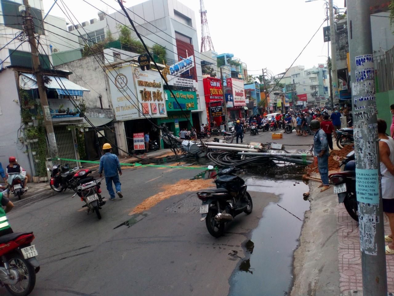 Hiện trường nơi xảy ra vụ việc. Hiện trường nơi xảy ra vụ việc.