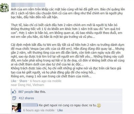 Những lời chia sẻ đầy tiếc nuối và bức xúc của Nguyễn Thành Trung