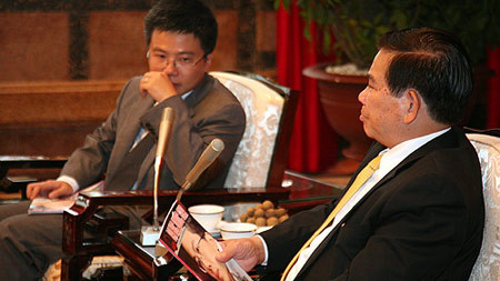 GS Ngô Bảo Châu tại buổi gặp gỡ với Chủ tịch nước Nguyễn Minh Triết ngày 1/9. Ảnh: Bùi Tuấn (VietNamNet). GS Ngô Bảo Châu tại buổi gặp gỡ với Chủ tịch nước Nguyễn Minh Triết ngày 1/9. Ảnh: Bùi Tuấn (VietNamNet)