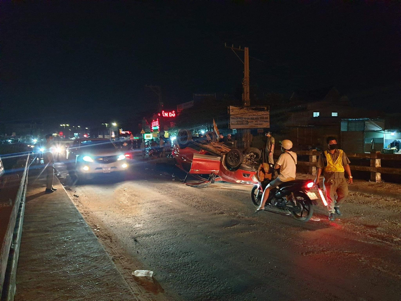 Hiện trường vụ tai nạn