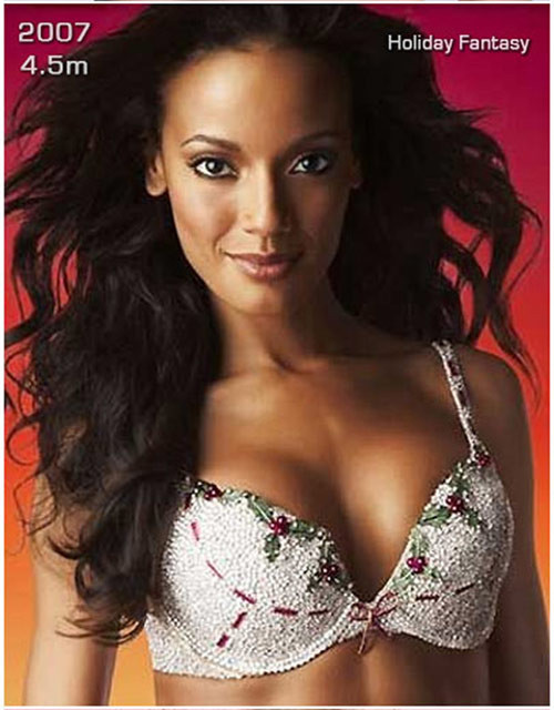  Selita Ebanks và chiếc Holiday Fantasy Bra Giá trị: $4,500,000. Năm sản xuất: 2007 