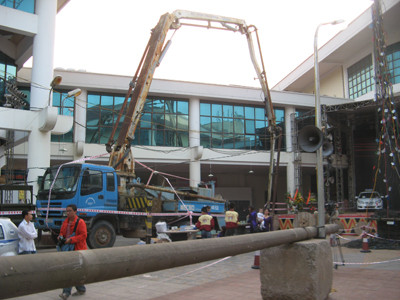 Một cảnh (trích đoạn) trong tác phẩm sắp đặt Phố