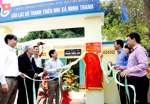 Khánh thành công trình phụ trợ CLB Thanh thiếu nhi