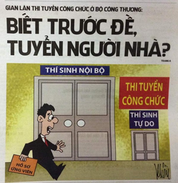 Lùm xùm thi tuyển công chức, Bộ Công Thương phải chủ động thanh tra ảnh 1