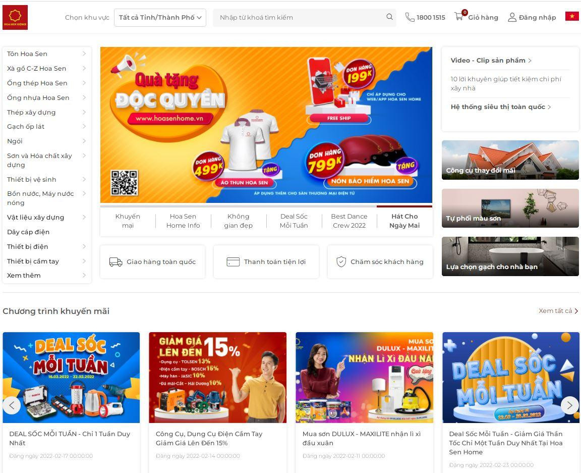 Nhiều chương trình khuyến mãi hấp dẫn tại Hoa Sen Home Nhiều chương trình khuyến mãi hấp dẫn tại Hoa Sen Home