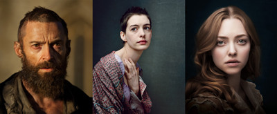 Hugh Jackman, Anne Hathaway và Amanda Seyfried trong Những người khốn khổ