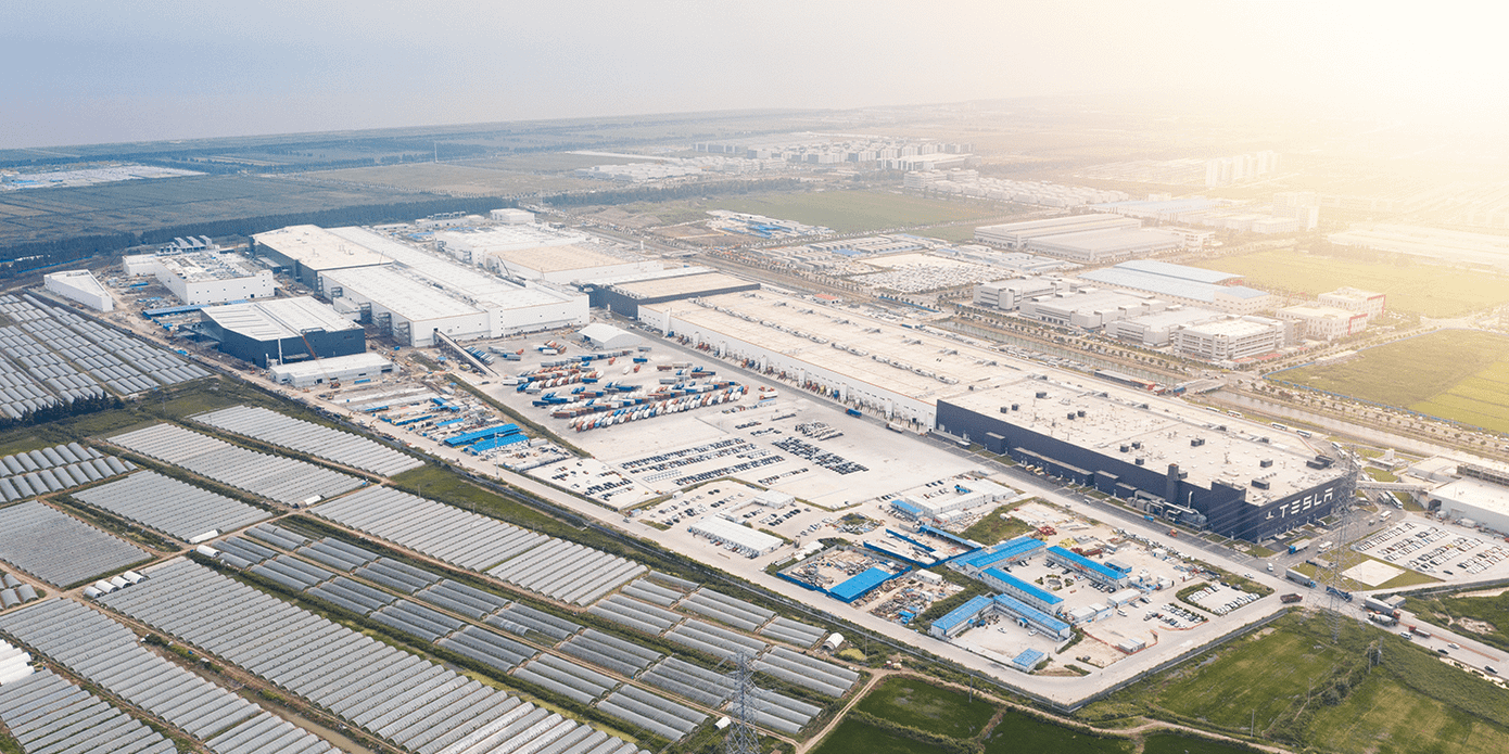 Nhà máy của Tesla đặt tại Thượng Hải.
